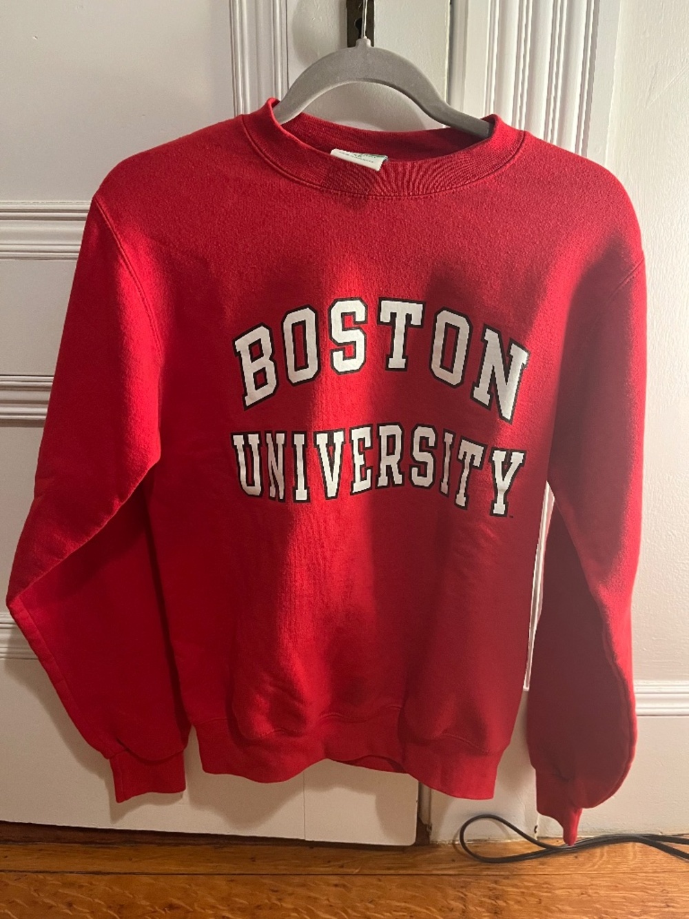 Boston University Champion Crew Neck Fleece (X-Small)
